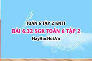 Bài 6.32 SGK Toán 6 tập 2 Kết nối tri thức